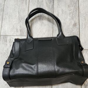 Fossil Black Leather Shoulder Bag